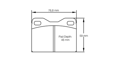 Pagid Racing Brake Pads No. 4623 - Discovery Parts